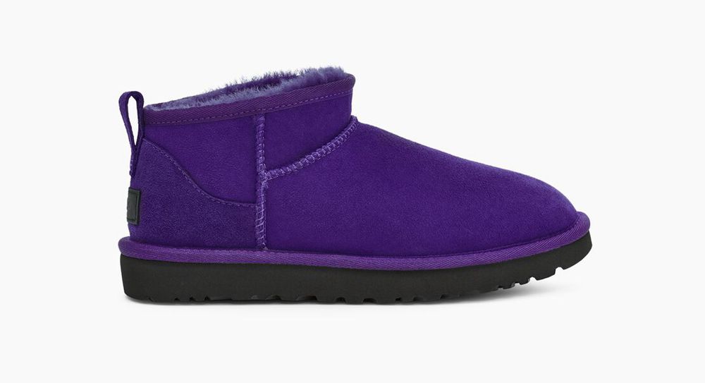 Ugg Classic Ultra Mini - Womens Mini Boots - Purple - NZ (6852UYENA)